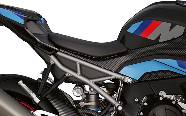 Rear frame and rear wheel swinging arm of the M 1000 R from BMW Motorrad