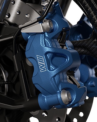 The M brake of the M 1000 R from BMW Motorrad