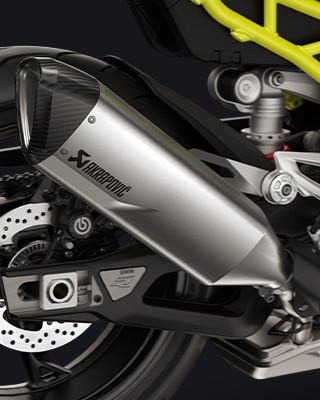 Titanium sports silencer - BMW S 1000 R