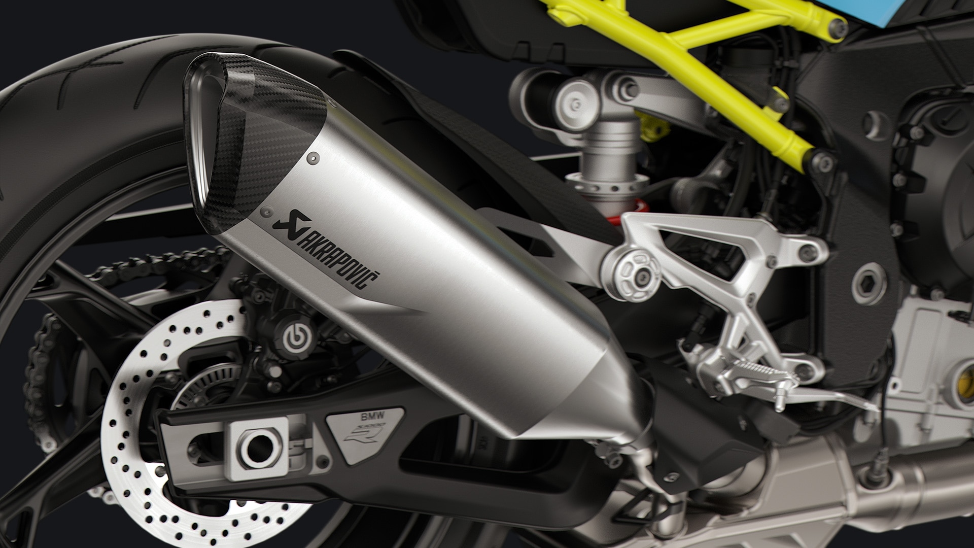 Titanium sports silencer - BMW S 1000 R