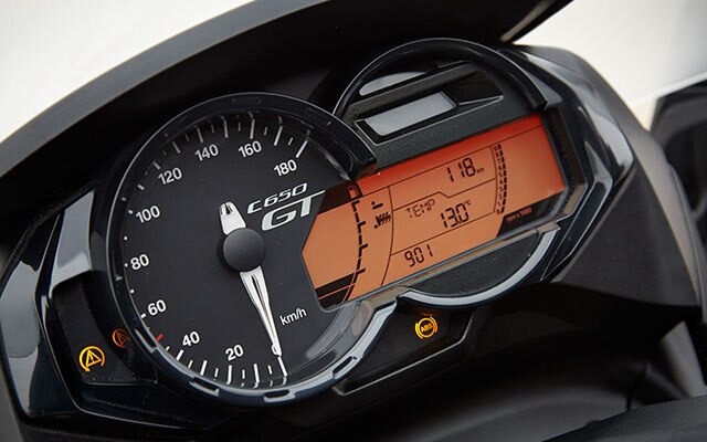C 650 GT instrument cluster