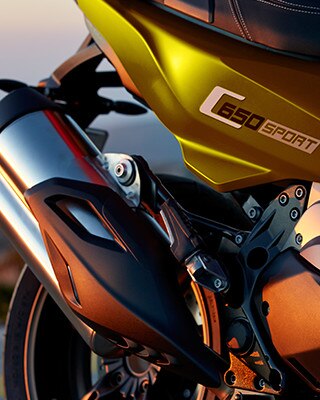 C 650 Sport rear section
