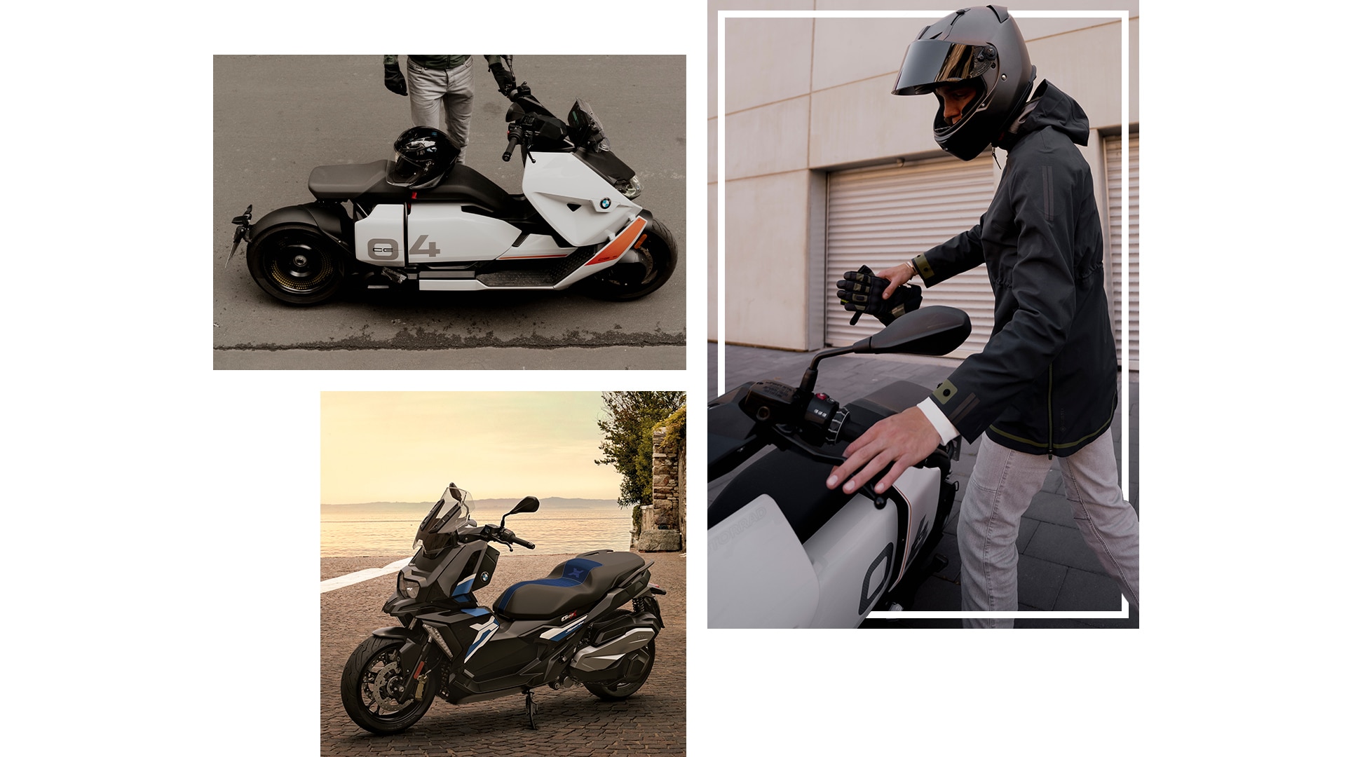 Overview of BMW Motorrad scooter models.